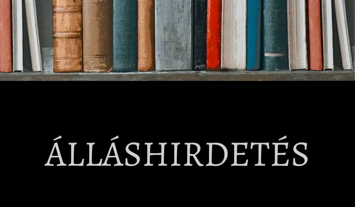 Álláshirdetés: könyvtáros, informatikus könyvtáros